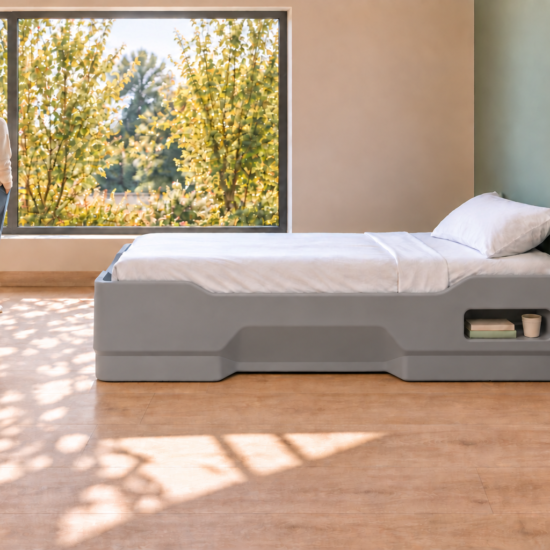 Monoblok bed 120cm Rokmob®